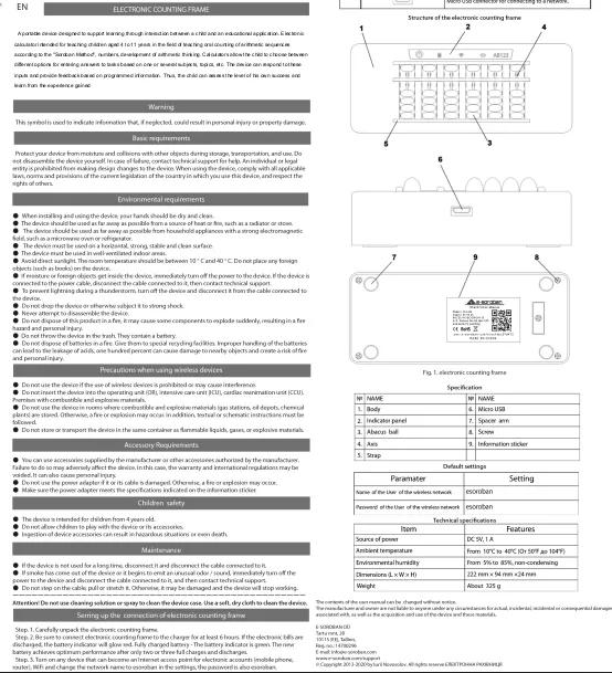 ESOROBAN PATIENT Instruction